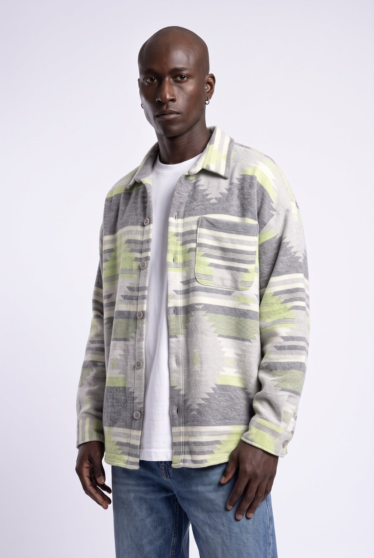 Oversize Flanel Oduncu Gömlek