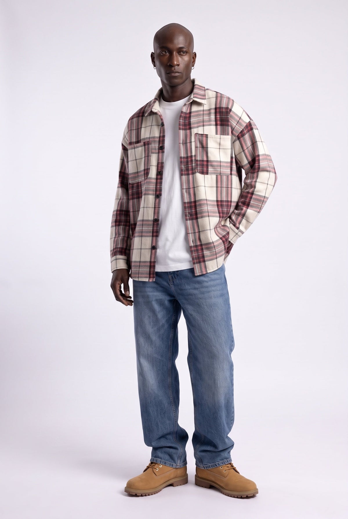Oversize Flanel Oduncu Gömlek