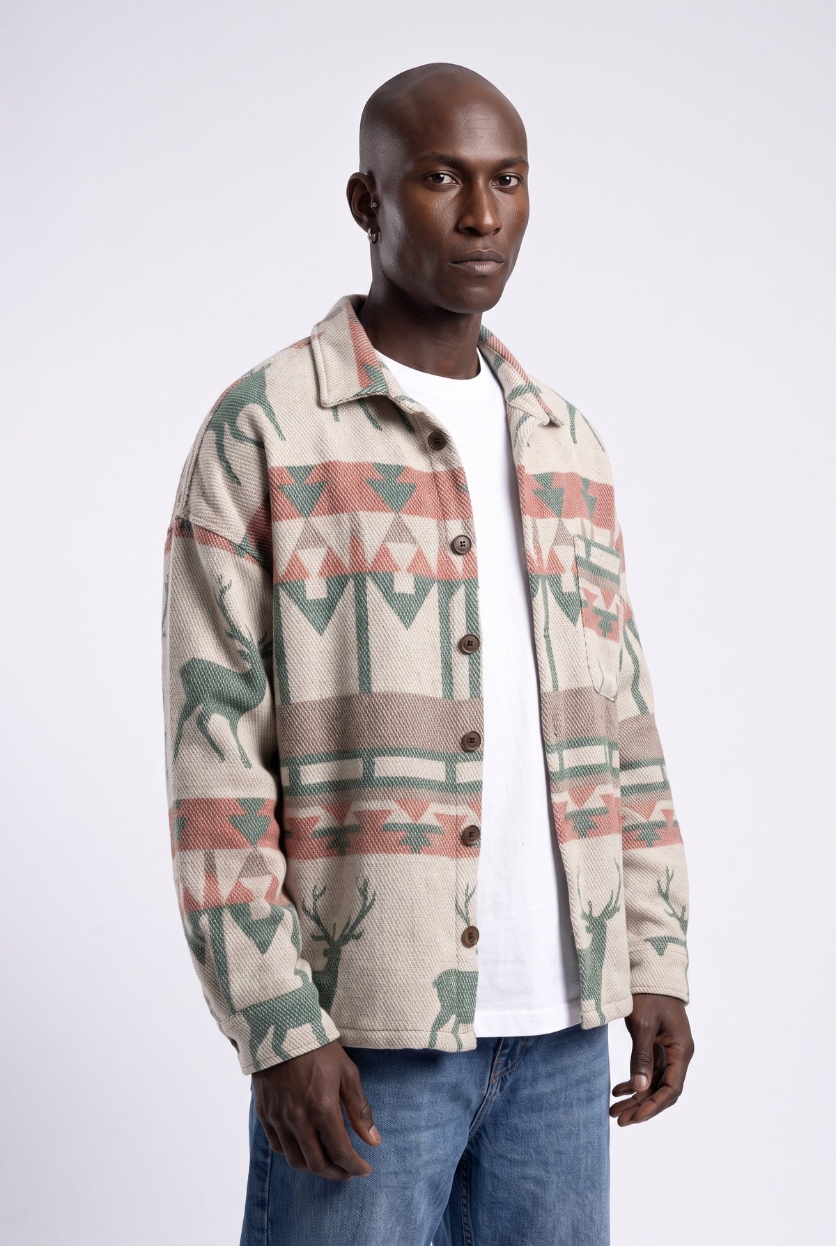 Oversize Flanel Oduncu Gömlek
