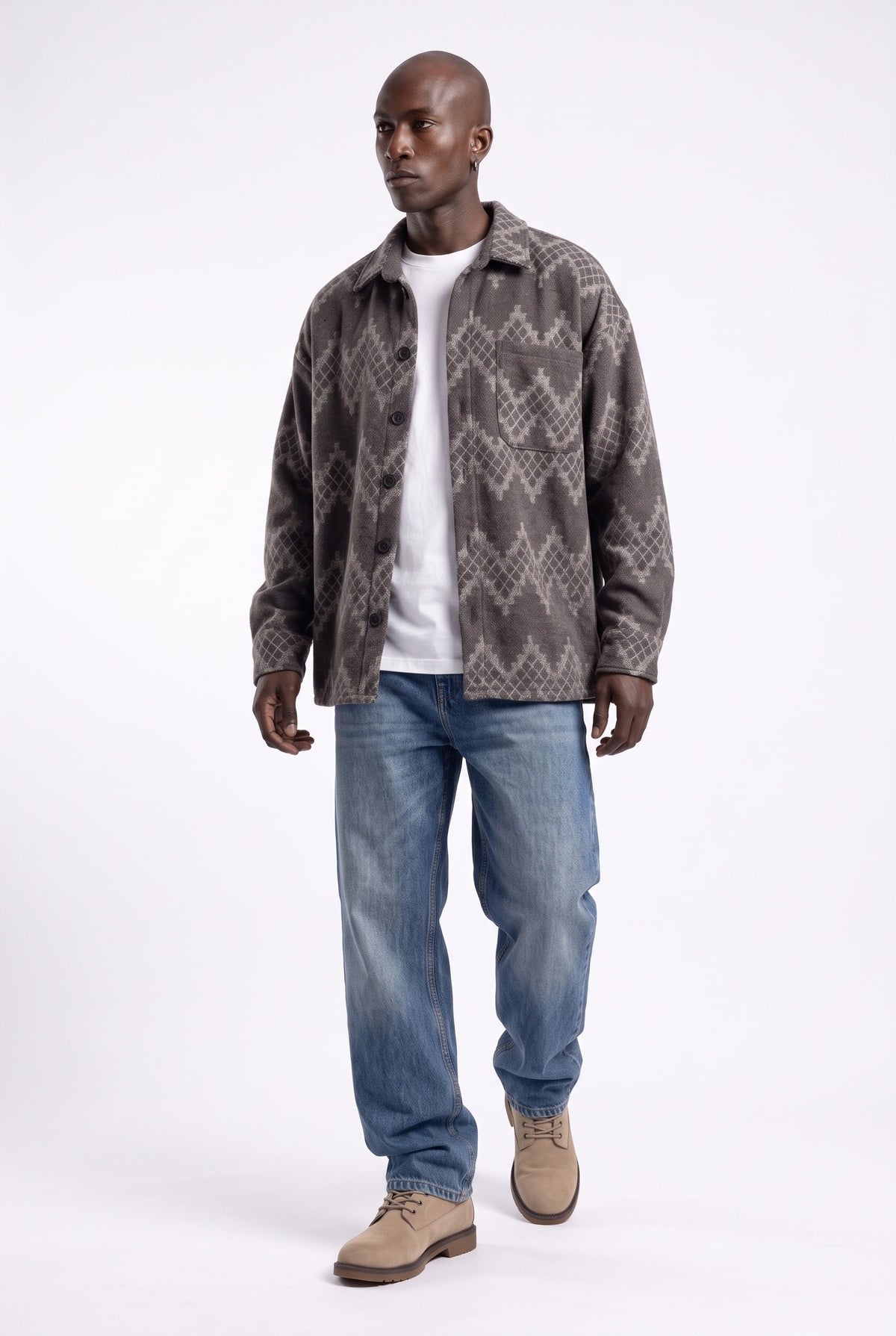 Oversize Flanel Oduncu Gömlek
