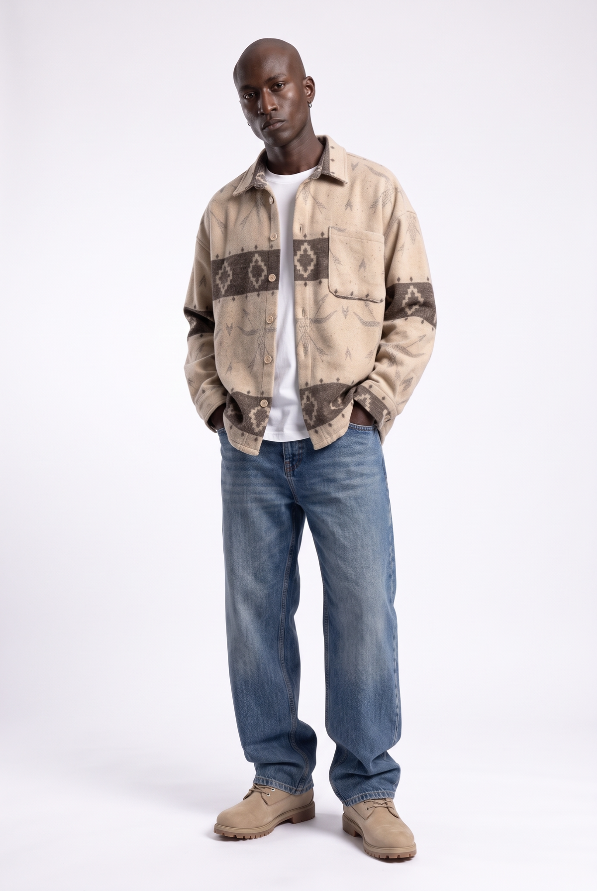 Oversize Flanel Oduncu Gömlek