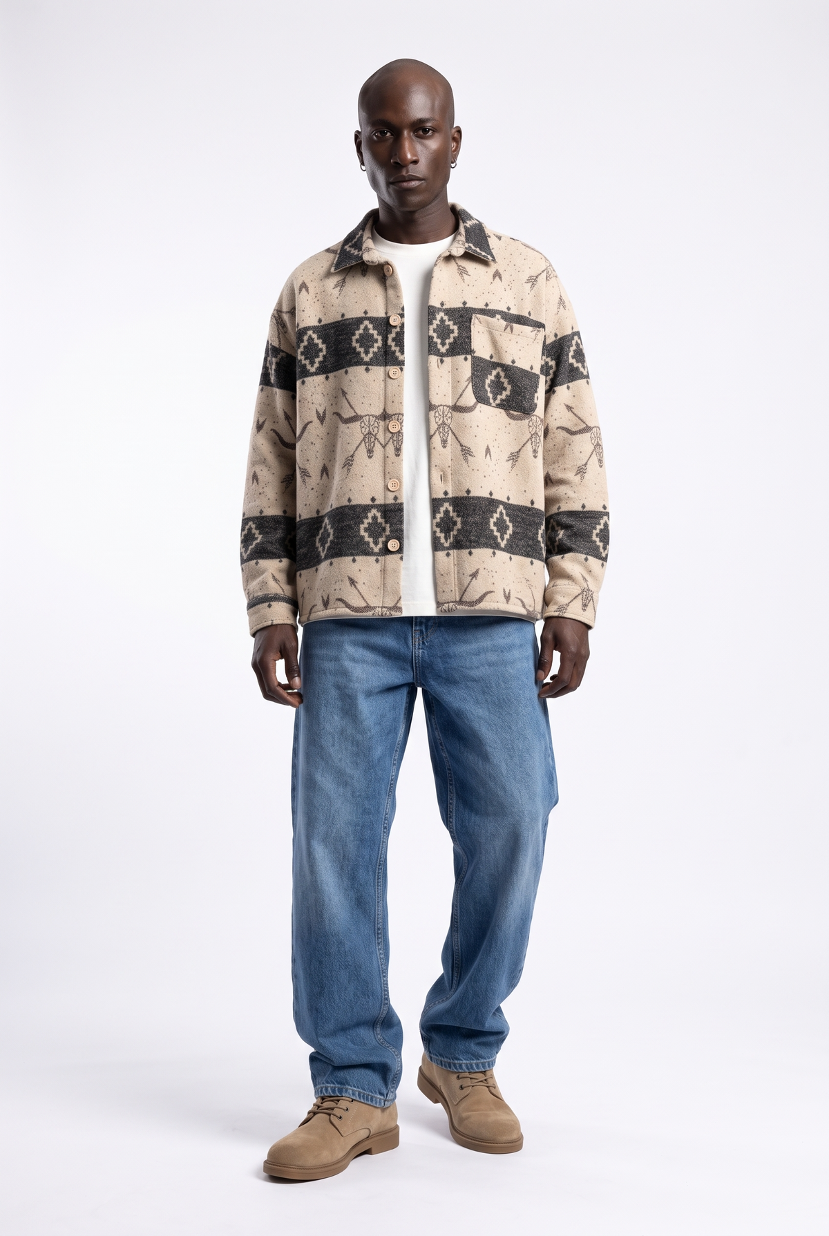 Oversize Flanel Oduncu Gömlek