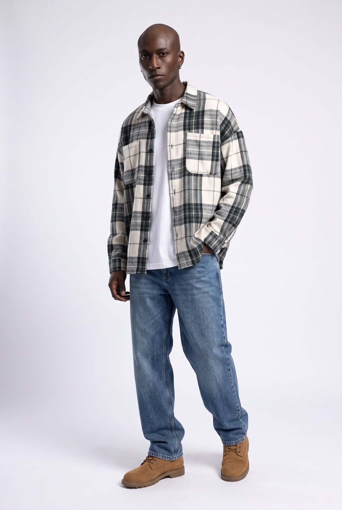 Oversize Flanel Oduncu Gömlek