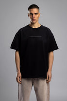 Minimal Yazı Baskılı Yıkamalı T-Shirt