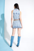 Certain-Malibu Dress Light Blue Wash-Elbise-2-fleurdirect.live
