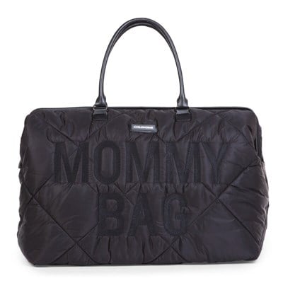 Mommy Bag, Anne Bebek Bakım Çantası Puffy, Siyah