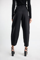 Christina's Storm-Black Carrot Fit Pants-Pantolon-2-fleurdirect.live