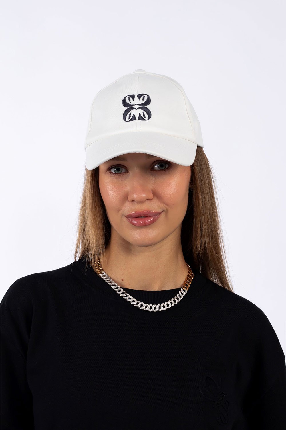 Christina's Storm-Cream Emblem Cap-Şapka-3-fleurdirect.live