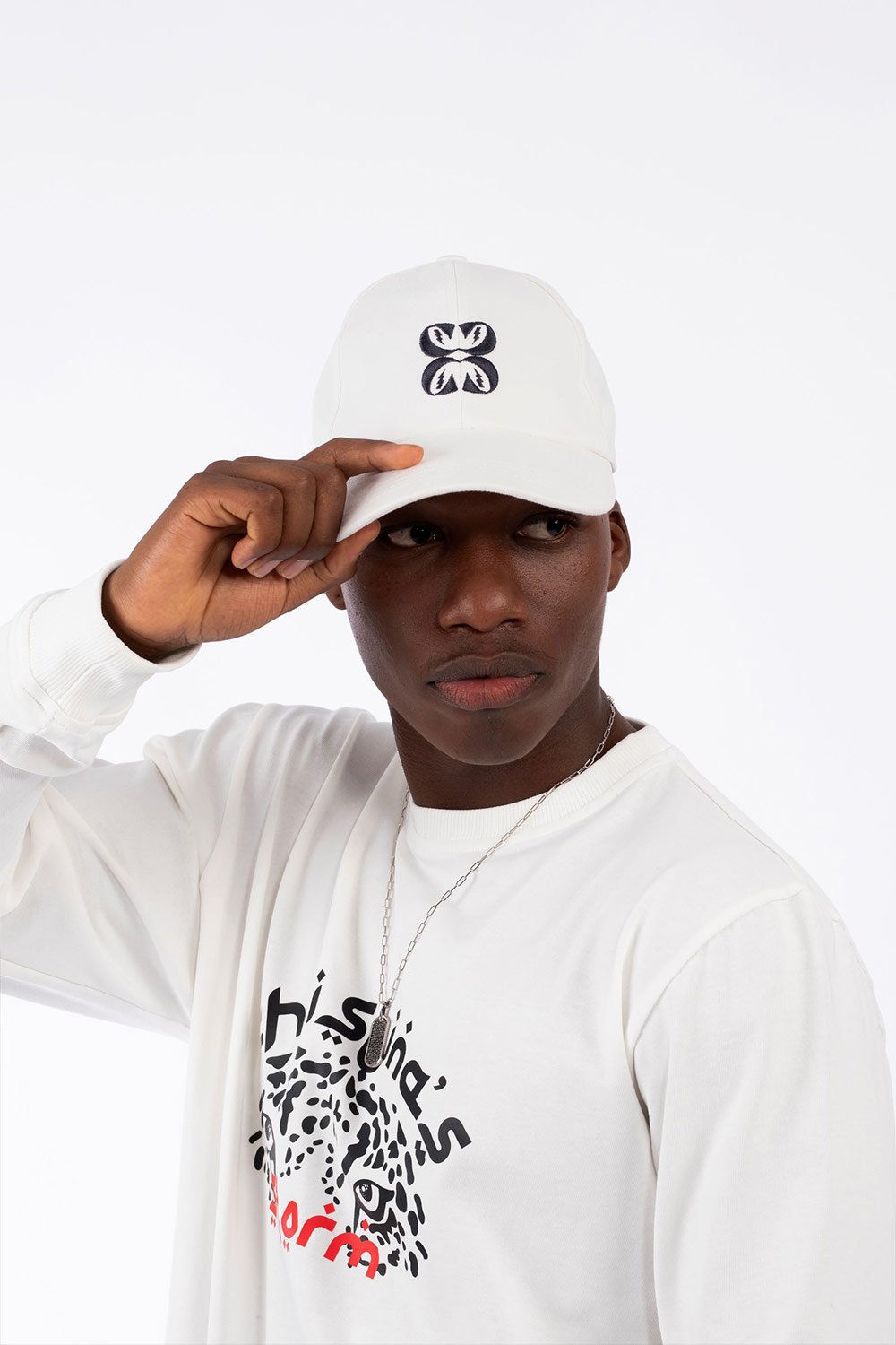 Christina's Storm-Cream Emblem Cap-Şapka-4-fleurdirect.live