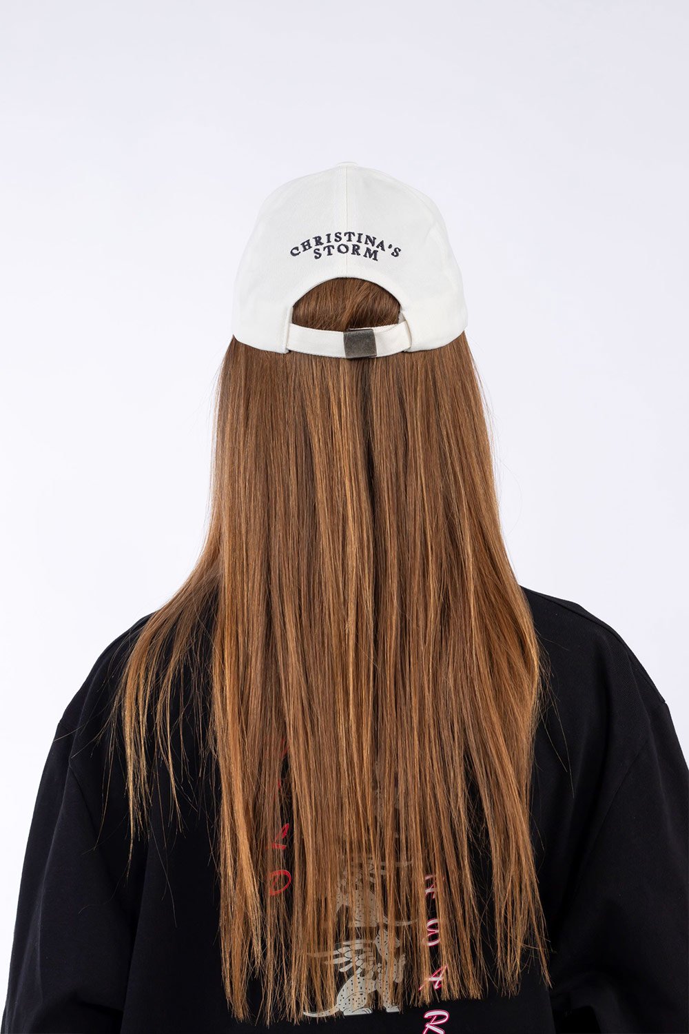 Christina's Storm-Cream Emblem Cap-Şapka-5-fleurdirect.live