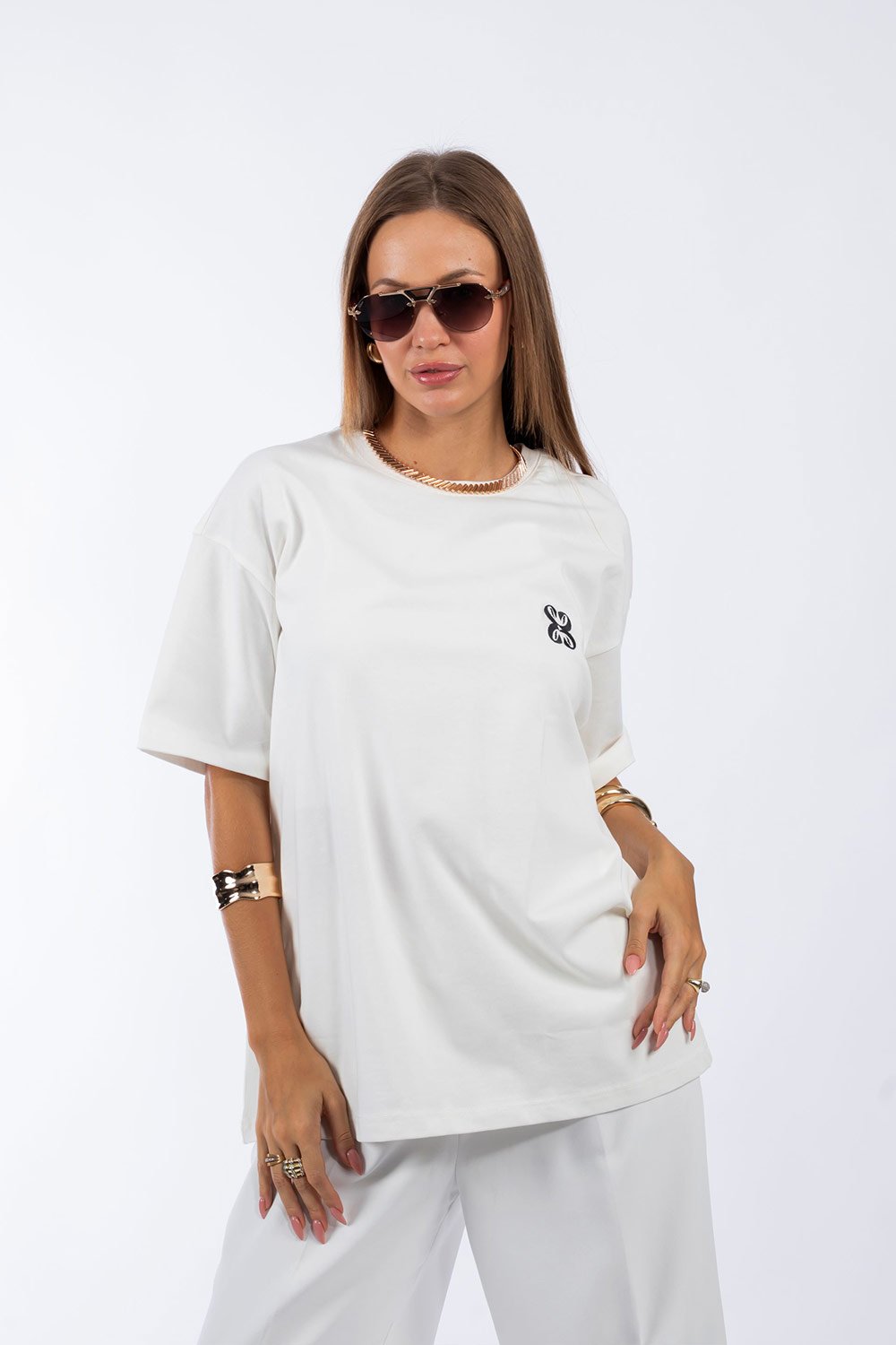Christina's Storm-Cream Emblem T-shirt-T-Shirts-1-fleurdirect.live