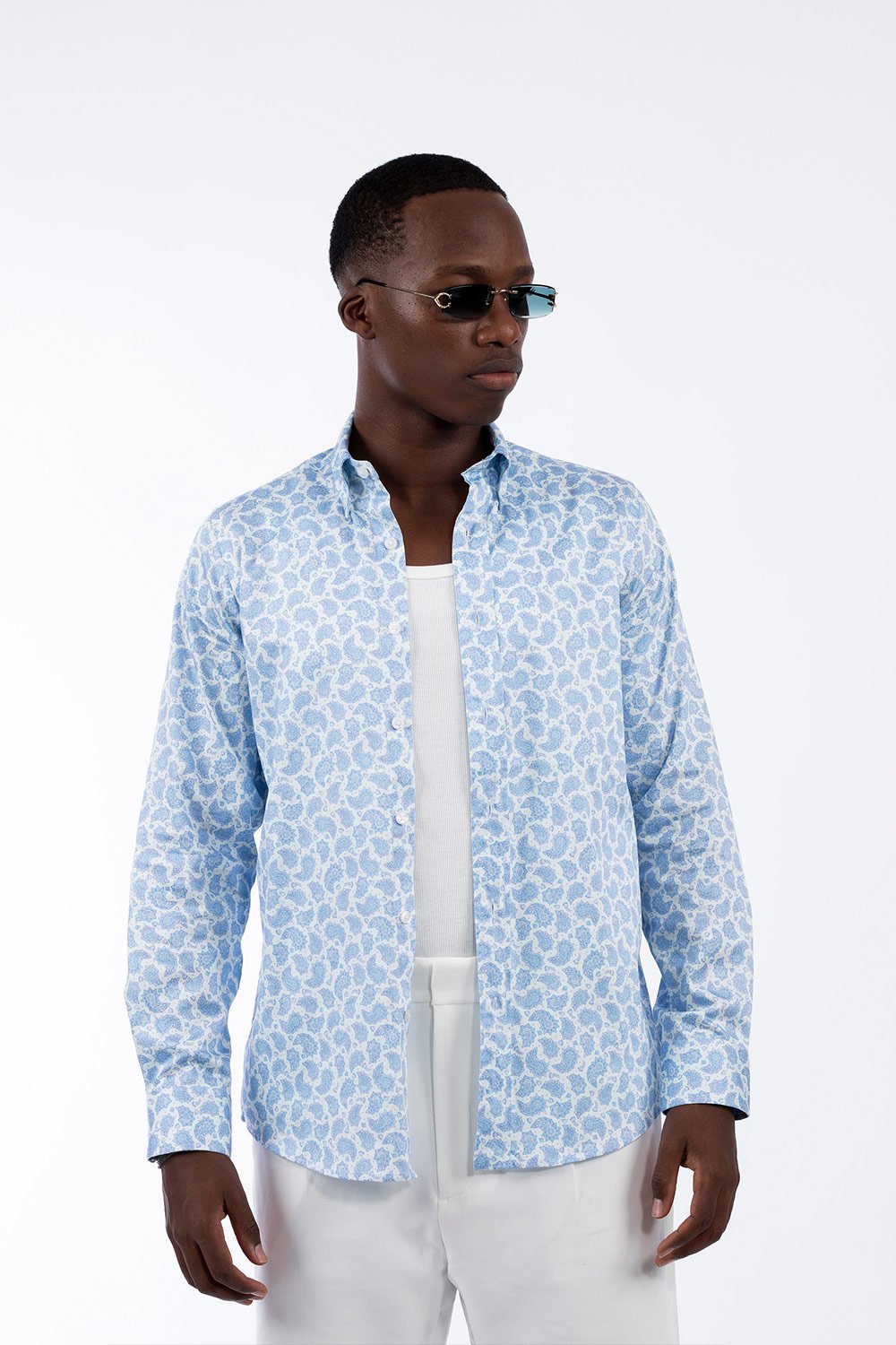 Christina's Storm-Dont Kill My Vibe Shirt Baby Blue-Gömlek-3-fleurdirect.live