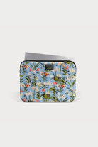 Clavist-Lily Blue Laptop Case 13"&14"- Zambak Desenli Laptop & Macbook & Ipad Kılıfı-Laptop & Evrak Çantası-4-fleurdirect.live