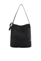 Clentti-Basic Bag Black Hasır Siyah Çanta-Omuz Çantası-1-fleurdirect.live