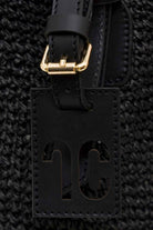 Clentti-Basic Bag Black Hasır Siyah Çanta-Omuz Çantası-3-fleurdirect.live