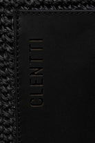 Clentti-Basic Bag Black Hasır Siyah Çanta-Omuz Çantası-4-fleurdirect.live