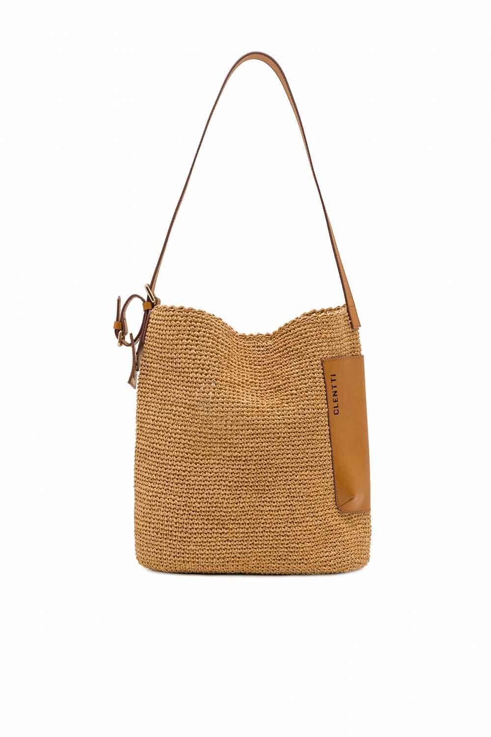 Clentti-Basic Bag Tan-Omuz Çantası-1-fleurdirect.live