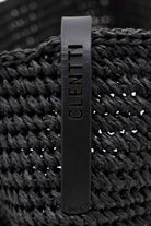 Clentti-Malt Bag Black / Hasır Siyah Çanta-Omuz Çantası-4-fleurdirect.live