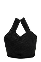 Clentti-Puzzle Bag Black / Hasır Siyah Çanta-Omuz Çantası-3-fleurdirect.live