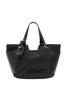 Clentti-Saddle Bag Black / Hasır Siyah Çanta-Omuz Çantası-1-fleurdirect.live