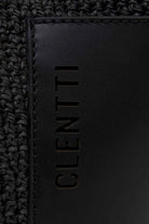 Clentti-Saddle Bag Black / Hasır Siyah Çanta-Omuz Çantası-4-fleurdirect.live