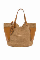 Clentti-Saddle Bag Tan / Taba Hasır Çanta-Omuz Çantası-1-fleurdirect.live