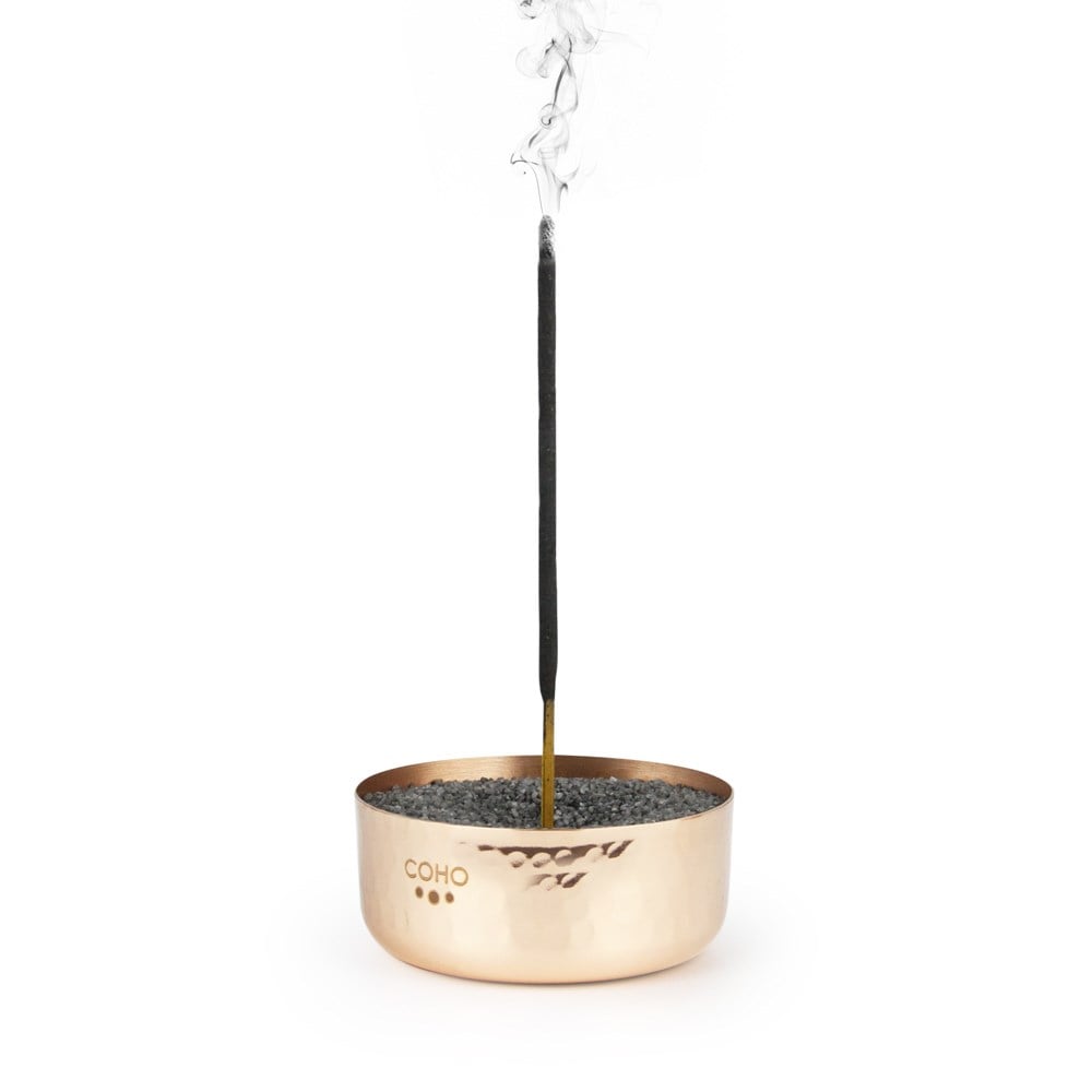Coho Objet-Coho Artisan Meditation Bakır Kumlu Tütsülük-Meditation Serisi Bakır Tütsülükler-4-fleurdirect.live