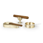 Coho Objet-Coho Brazen Classy Döküm Pirinç İnce Puro Küllüğü Puroluk-Küllük-4-fleurdirect.live