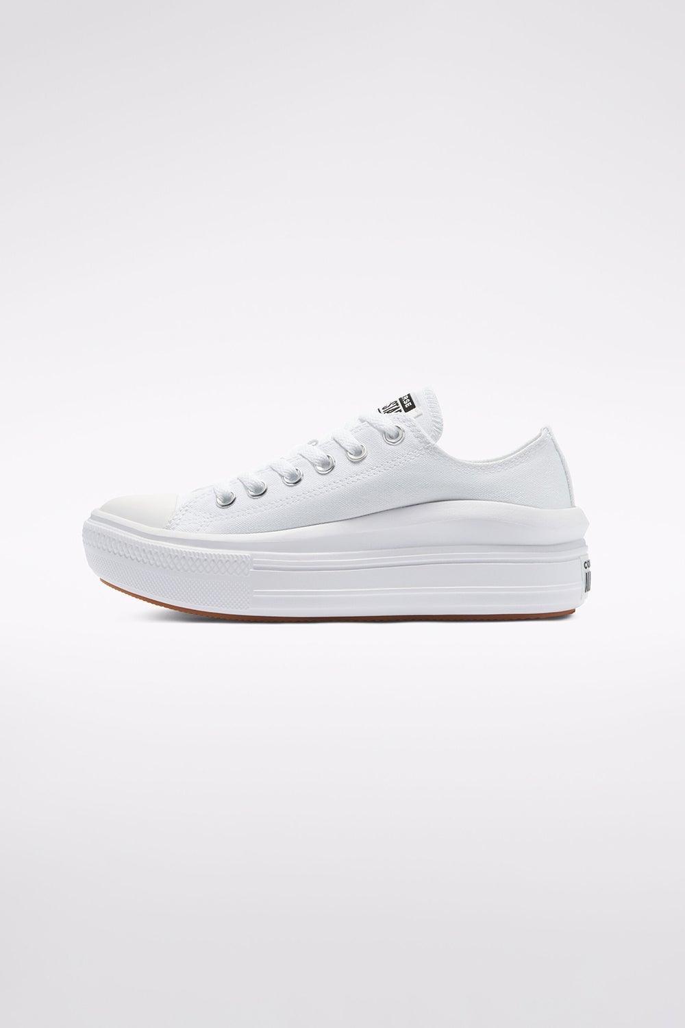 Converse-Canvas Color Chuck Taylor All Star Move White/White/White-Sneakers-3-fleurdirect.live