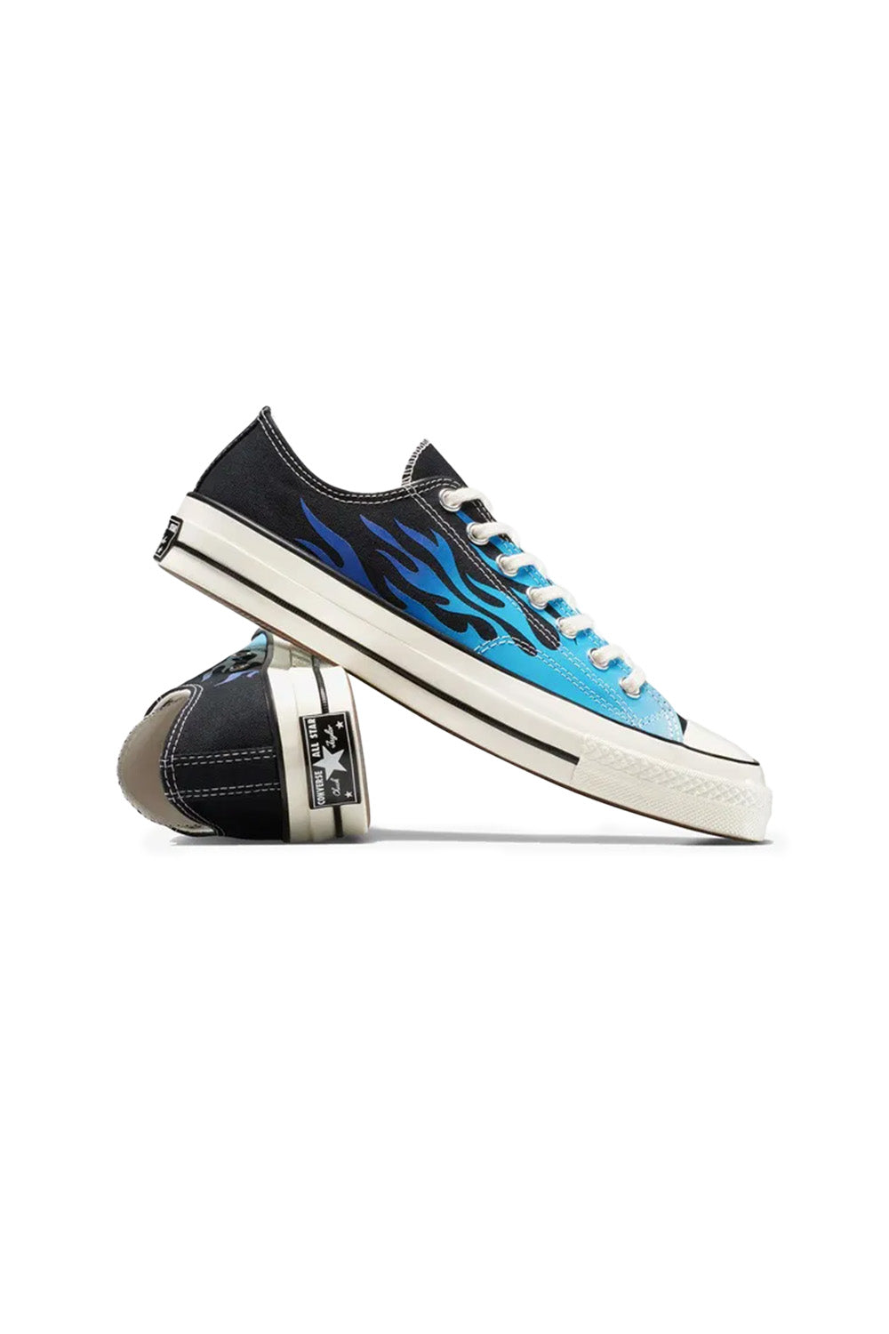 Converse-Chuck 70 Blue Fire Alev Desenli Erkek Sneakers-Sneakers-5-fleurdirect.live