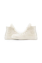 Converse-Chuck 70 Kadın Deri Örgülü Krem Sneaker-Sneakers-2-fleurdirect.live