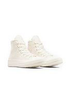 Converse-Chuck 70 Kadın Deri Örgülü Krem Sneaker-Sneakers-4-fleurdirect.live