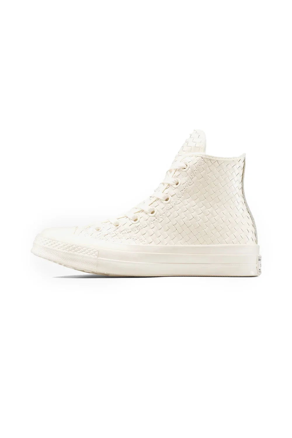 Converse-Chuck 70 Kadın Deri Örgülü Krem Sneaker-Sneakers-6-fleurdirect.live