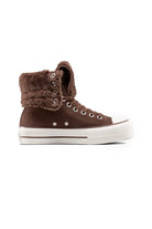 Converse-Chuck Taylor All Star Fold Over Lift Kadın Kahverengi Süet Sneaker-Sneakers-1-fleurdirect.live