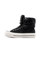 Converse-Chuck Taylor All Star Fold Over Lift Kadın Siyah Süet Sneaker-Sneakers-6-fleurdirect.live