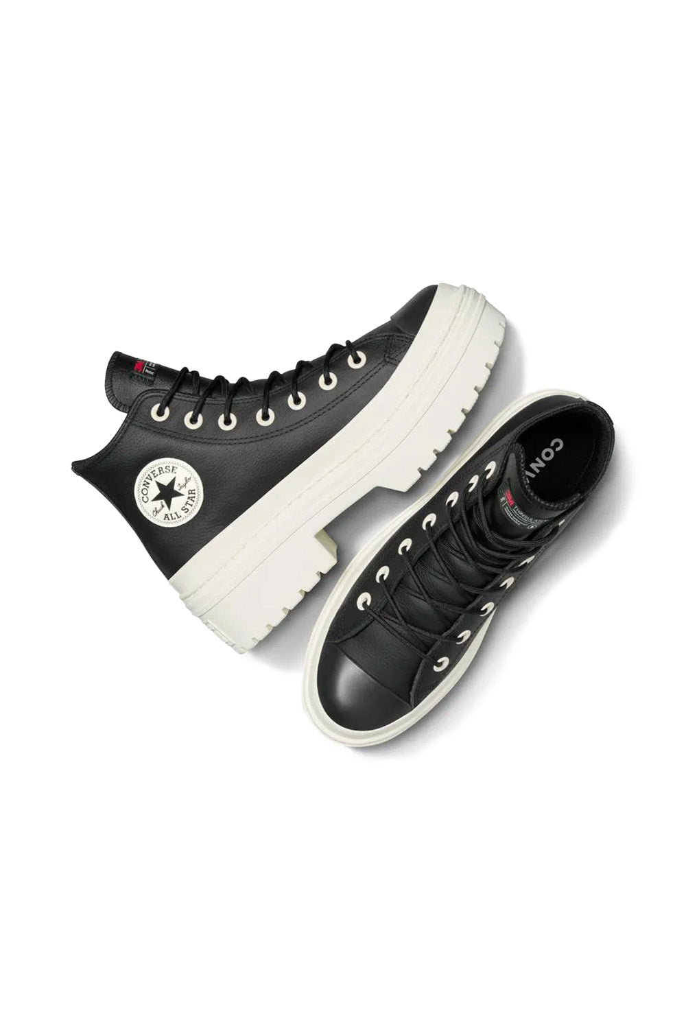 Converse-Chuck Taylor All Star Lugged Heal Platform Siyah Kadın Deri Bot-Bot-2-fleurdirect.live