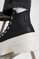 Converse-Chuck Taylor All Star Lugged Heal Platform Siyah Kadın Deri Bot-Bot-7-fleurdirect.live