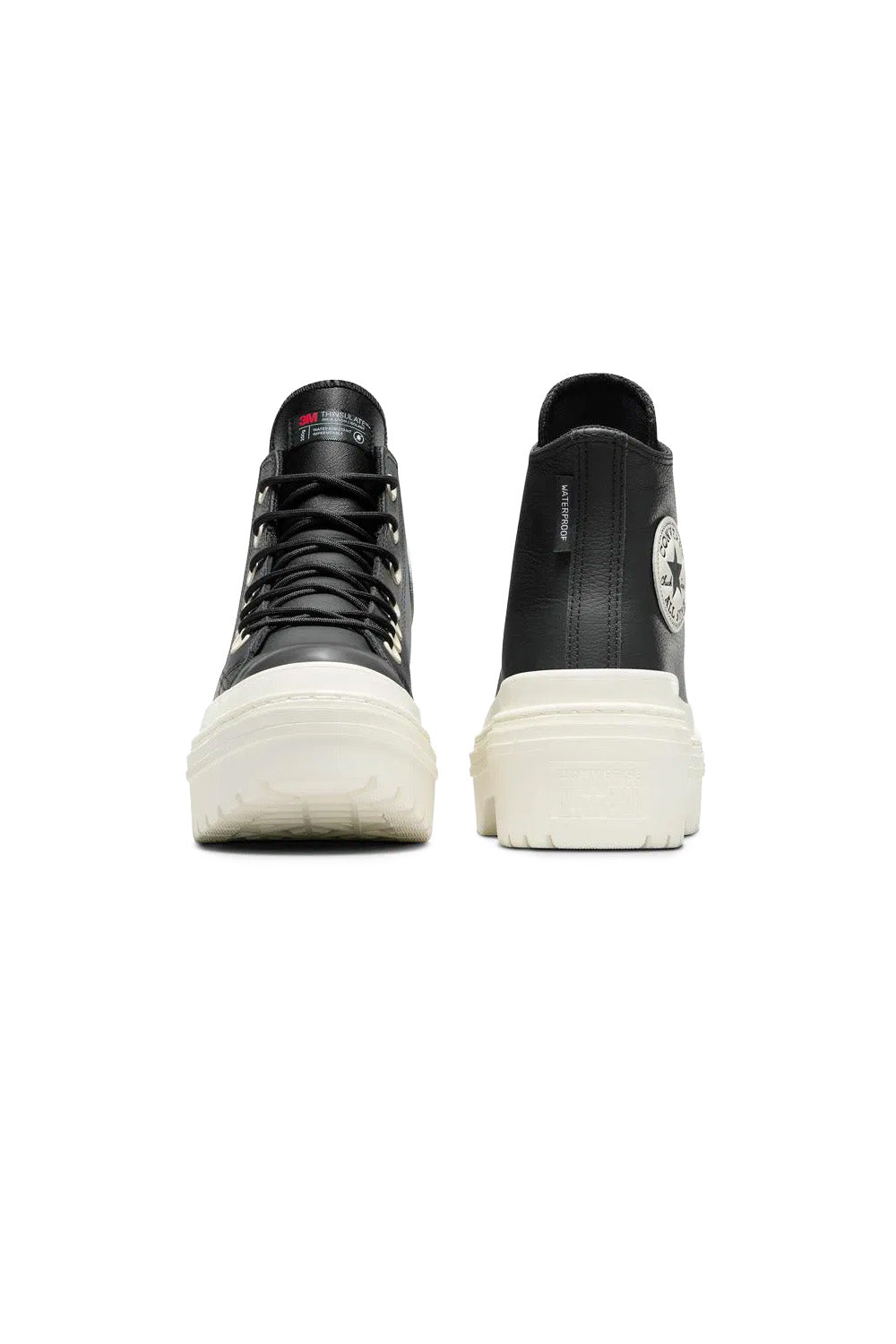 Converse-Chuck Taylor All Star Lugged Heal Platform Siyah Kadın Deri Bot-Bot-8-fleurdirect.live