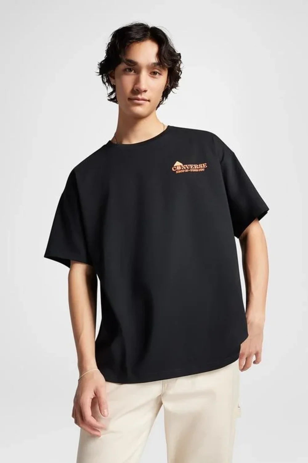 Converse-Mushroom Cottage T-Shirt Black-T-Shirts-1-fleurdirect.live