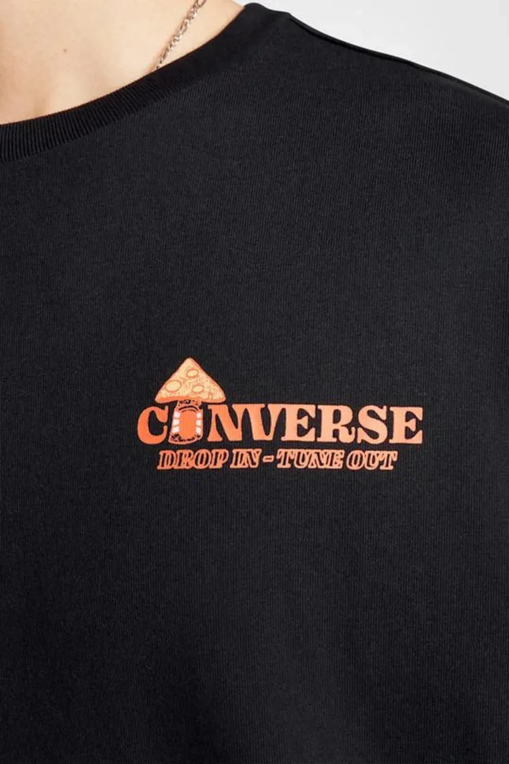 Converse-Mushroom Cottage T-Shirt Black-T-Shirts-3-fleurdirect.live