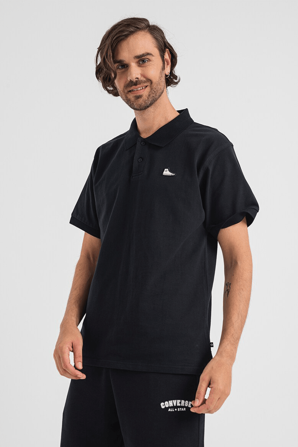 Converse-Shoe Patch Polo Shirt-T-Shirts-3-fleurdirect.live