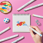 Copic-Acrea Paint Marker Set Of 6 Vivid Colours-Çizim Kalemi-6-fleurdirect.live