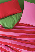 Cozy Home-Popping Colors Tek Kişilik Lastikli Çarşaflı Nevresim Takımı Cherie Yeşil-Nevresim Takımı-3-fleurdirect.live