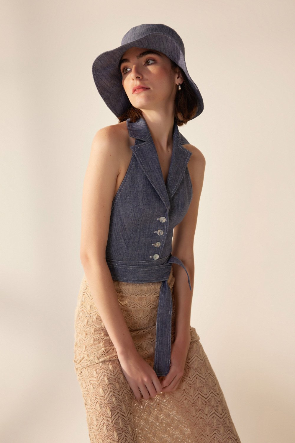 Crescent Line-Mood Bucket Şapka-Bucket Hat-3-fleurdirect.live