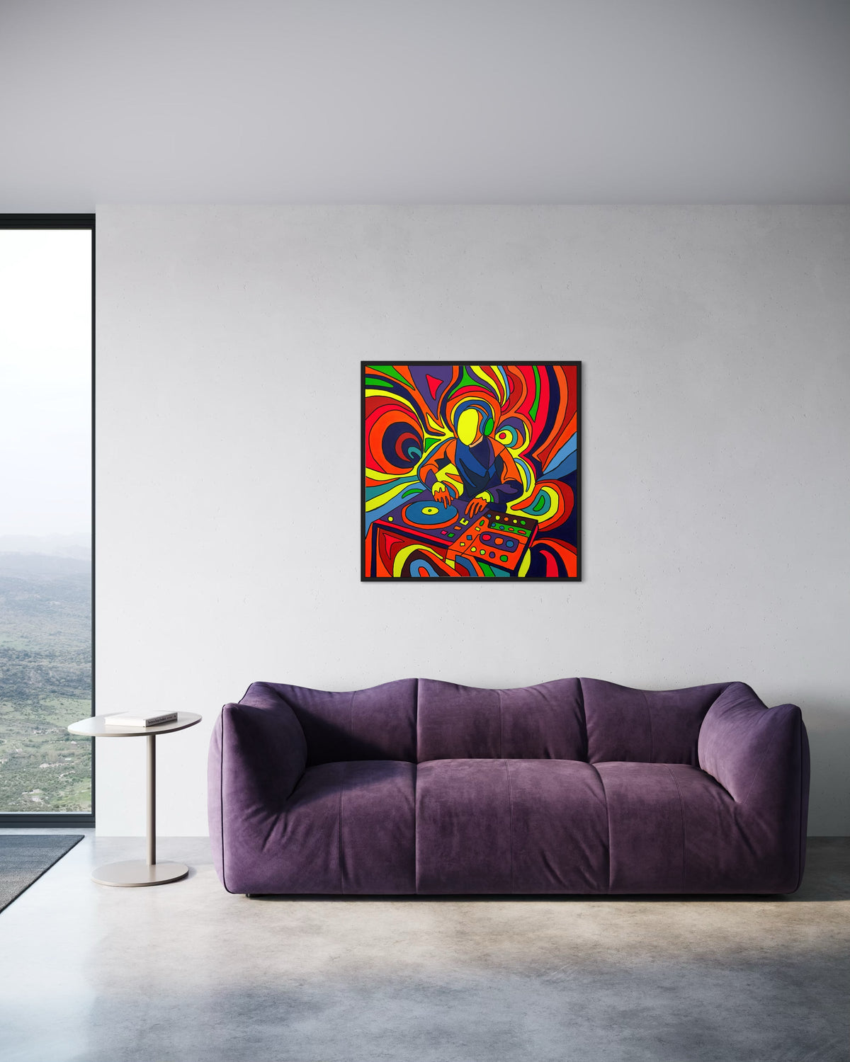 Glow N Flow Tablo | 100X100Cm