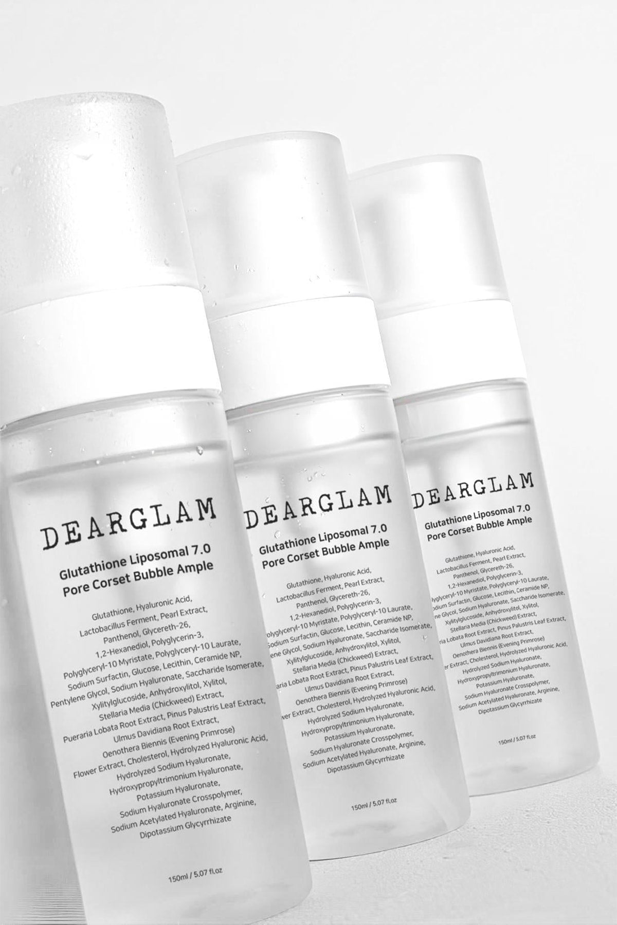 Dearglam Glutathione Liposomal 7.0 Pore Corset Bubble Ample - Gözenek Sıkılaştırıcı Köpük Serum 150 Ml