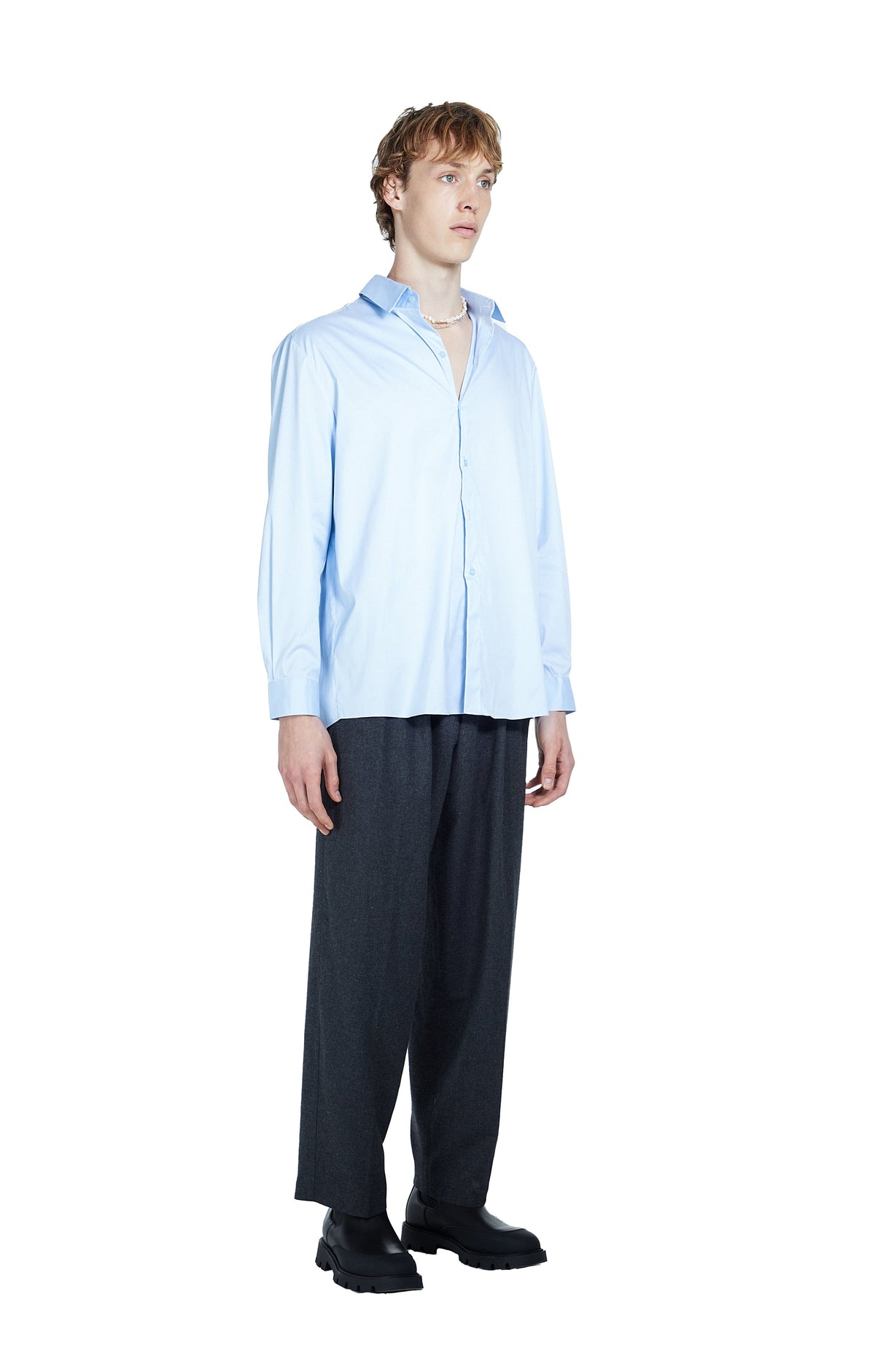Death Is Easy-Button Down Oversize Men’s Shirt-Gömlek-3-fleurdirect.live