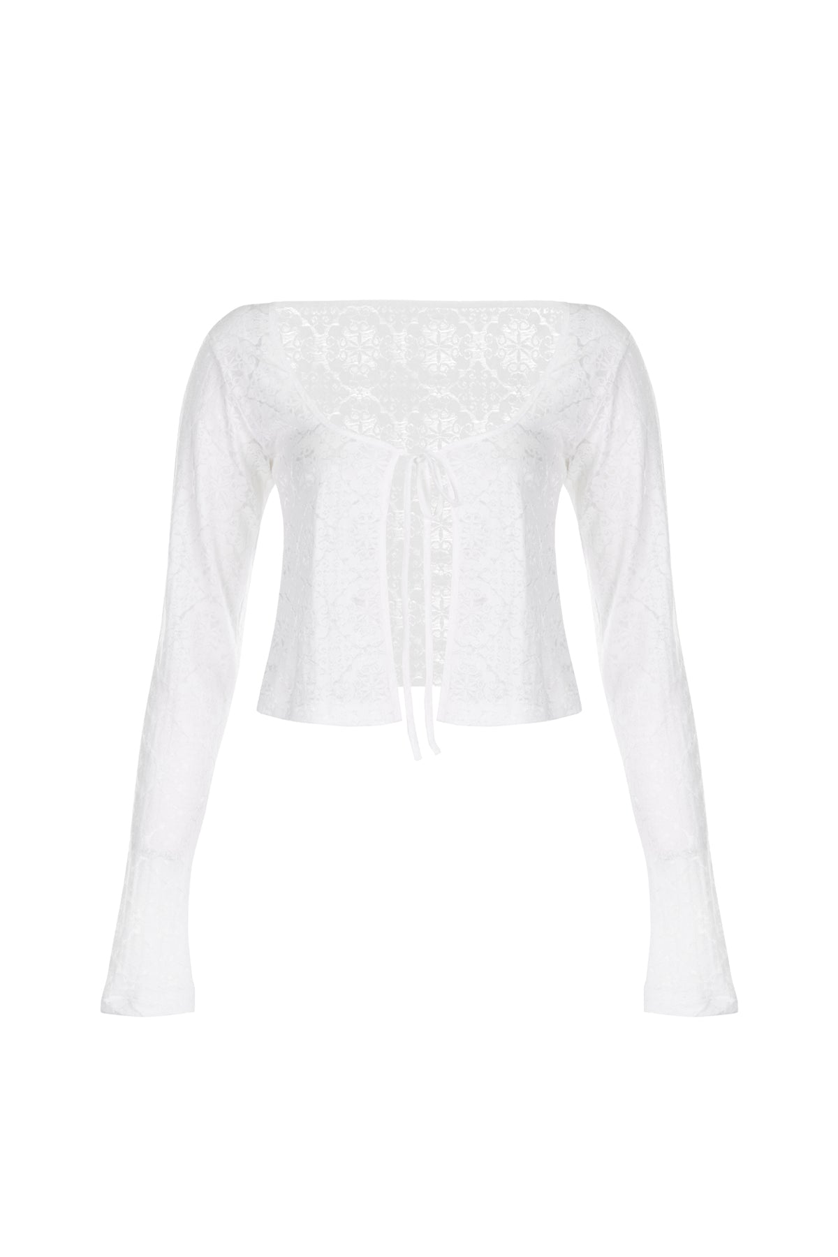 Death Is Easy-Long Sleeve Lace Top-Top-6-fleurdirect.live