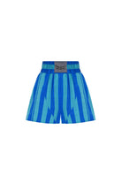 Death Is Easy-Turquoise Blue Striped Boxer Shorts-Şort-1-fleurdirect.live