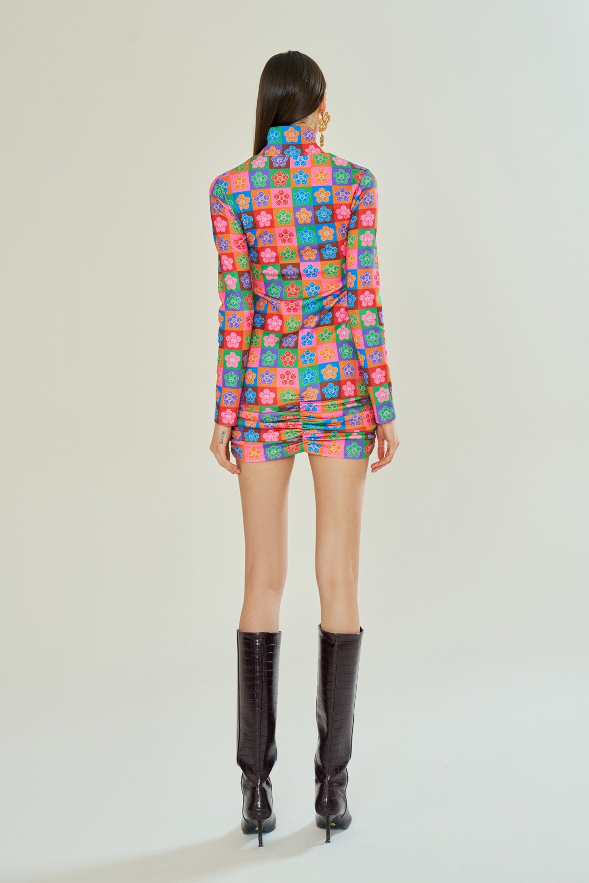 Declara-Polychrome Icon Dress-Elbise-3-fleurdirect.live